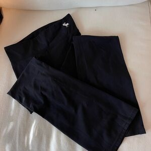 Abercrombie Kids Black Flare Yoga pants, 7/8